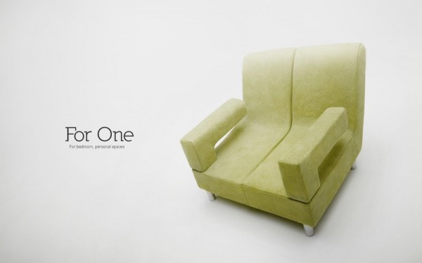 Chuyển đổi 2 ghế sofa thành sofa đơn